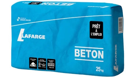 Béton prêt à l'emploi - sac de 25 kg
