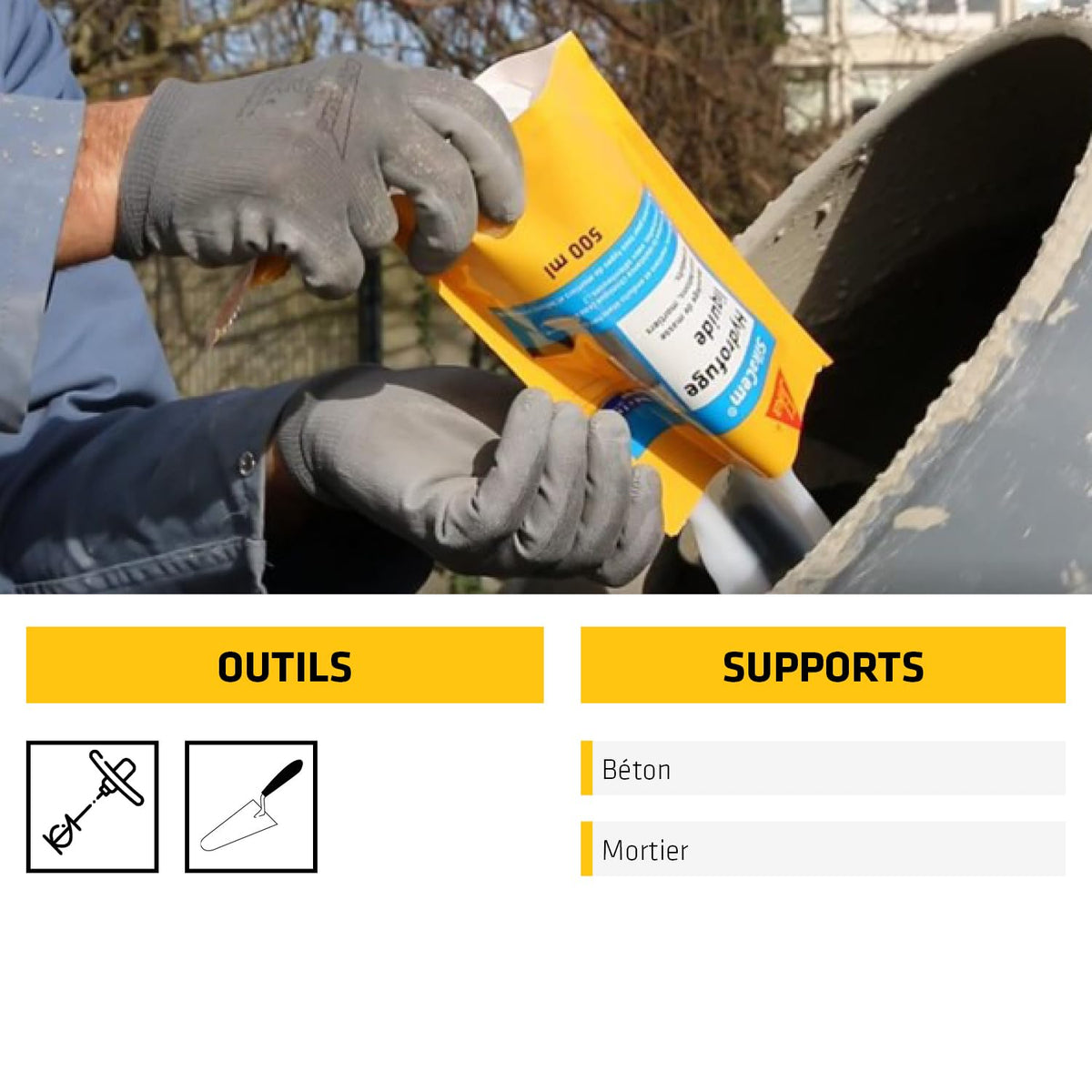 Hydrofuge de masse liquide Sika – photo 2