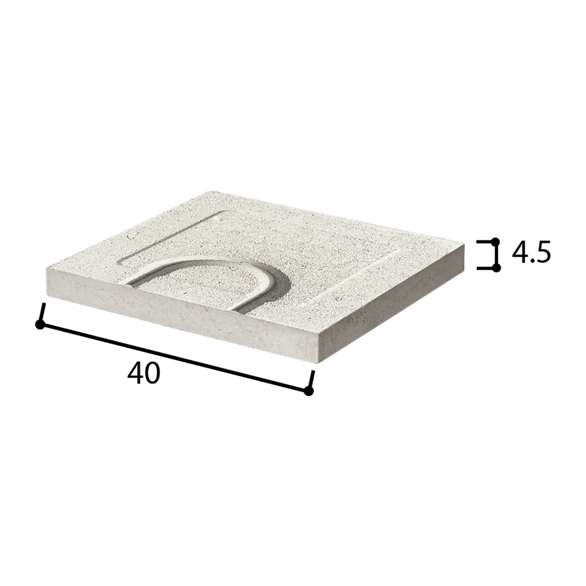 Couvercle 32x32int Ep4.5 Empreinte Dauphine