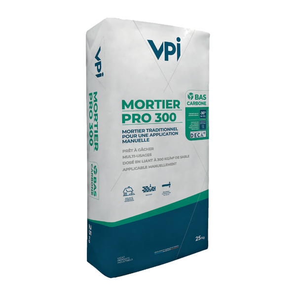 VPI Mortier PRO 300 Bas Carbone - sac de 25 kg