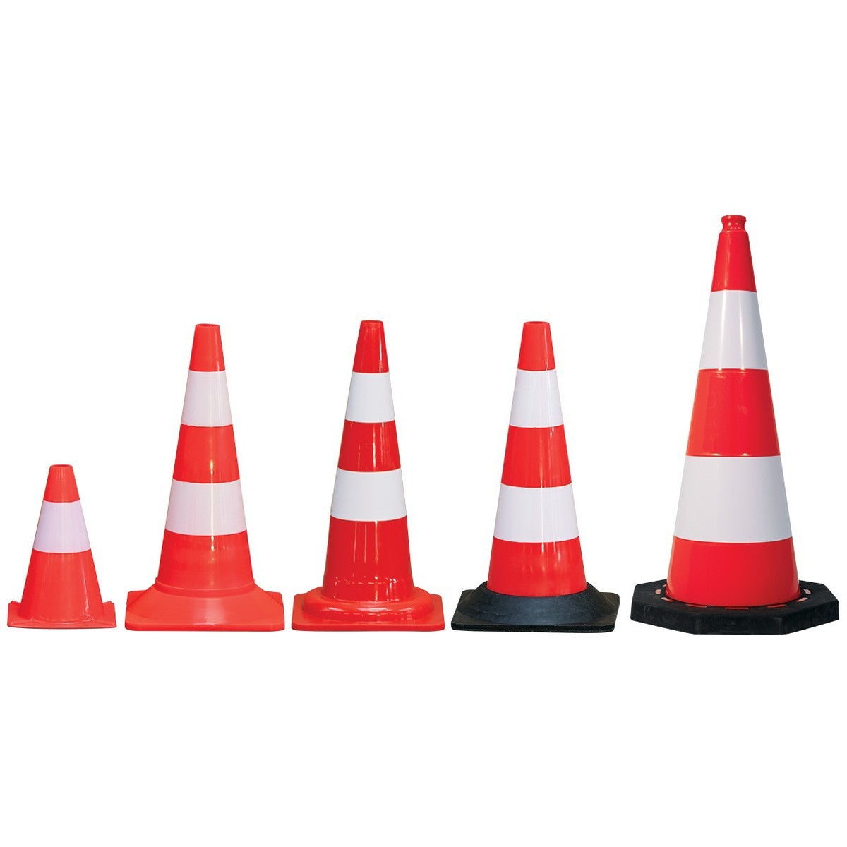 Cônes plastiques K5a — Cone Plastique Fluo 50CM PVC 1,100KG