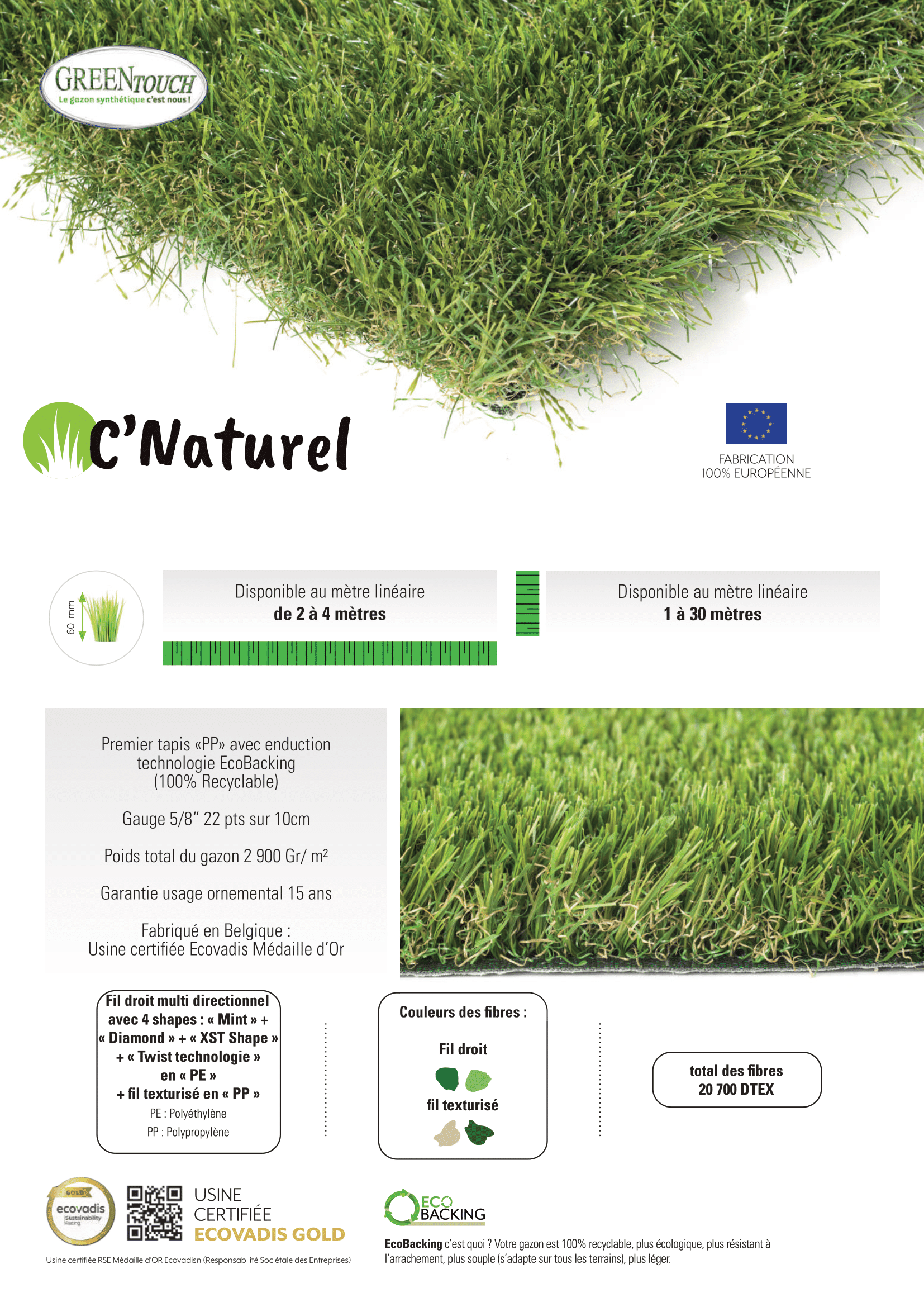 C'Naturel - Gazon Synthétique