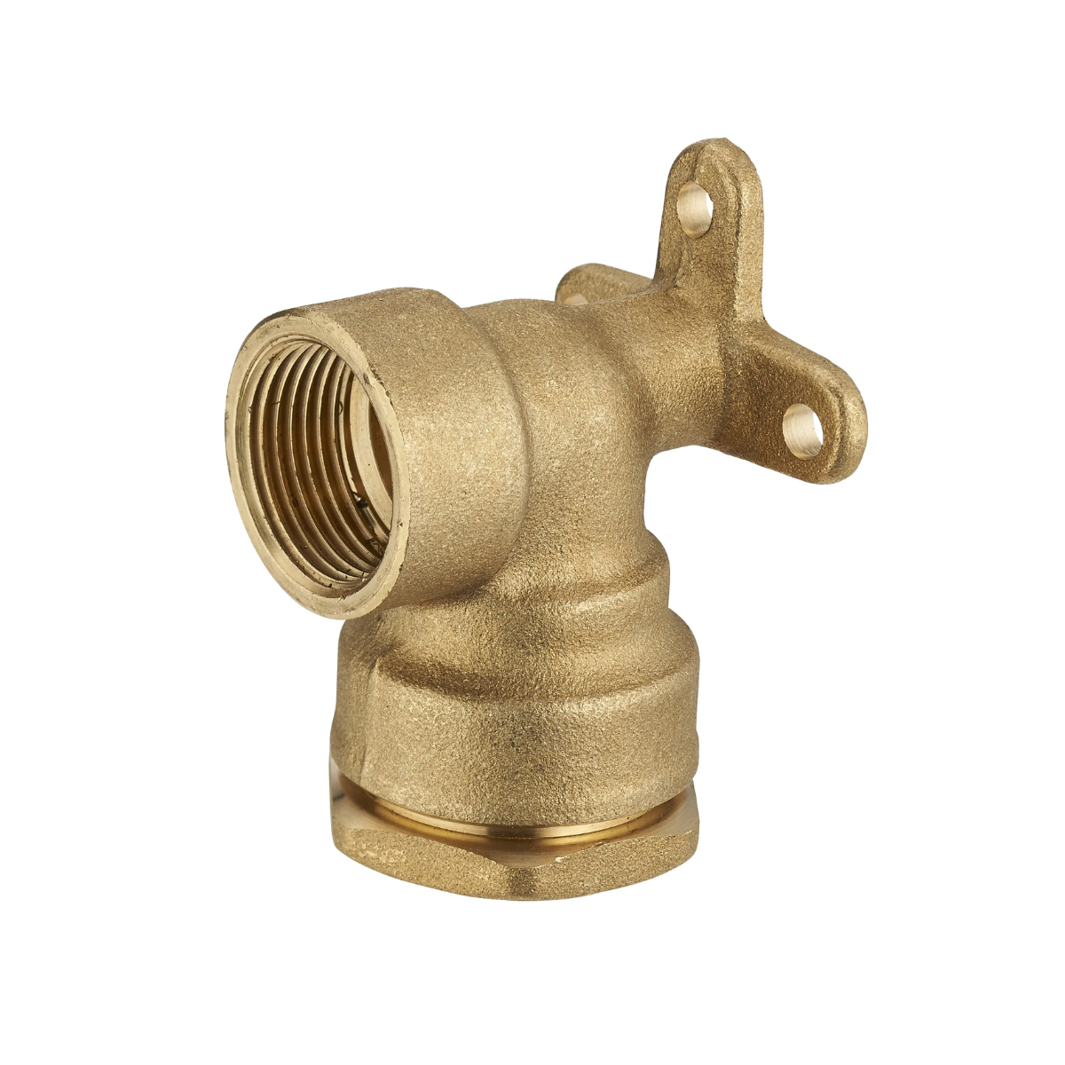 Coude applique femelle laiton Ø25 - F3/4