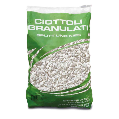 Gravillons marbre concassé blanc - 8/12 mm