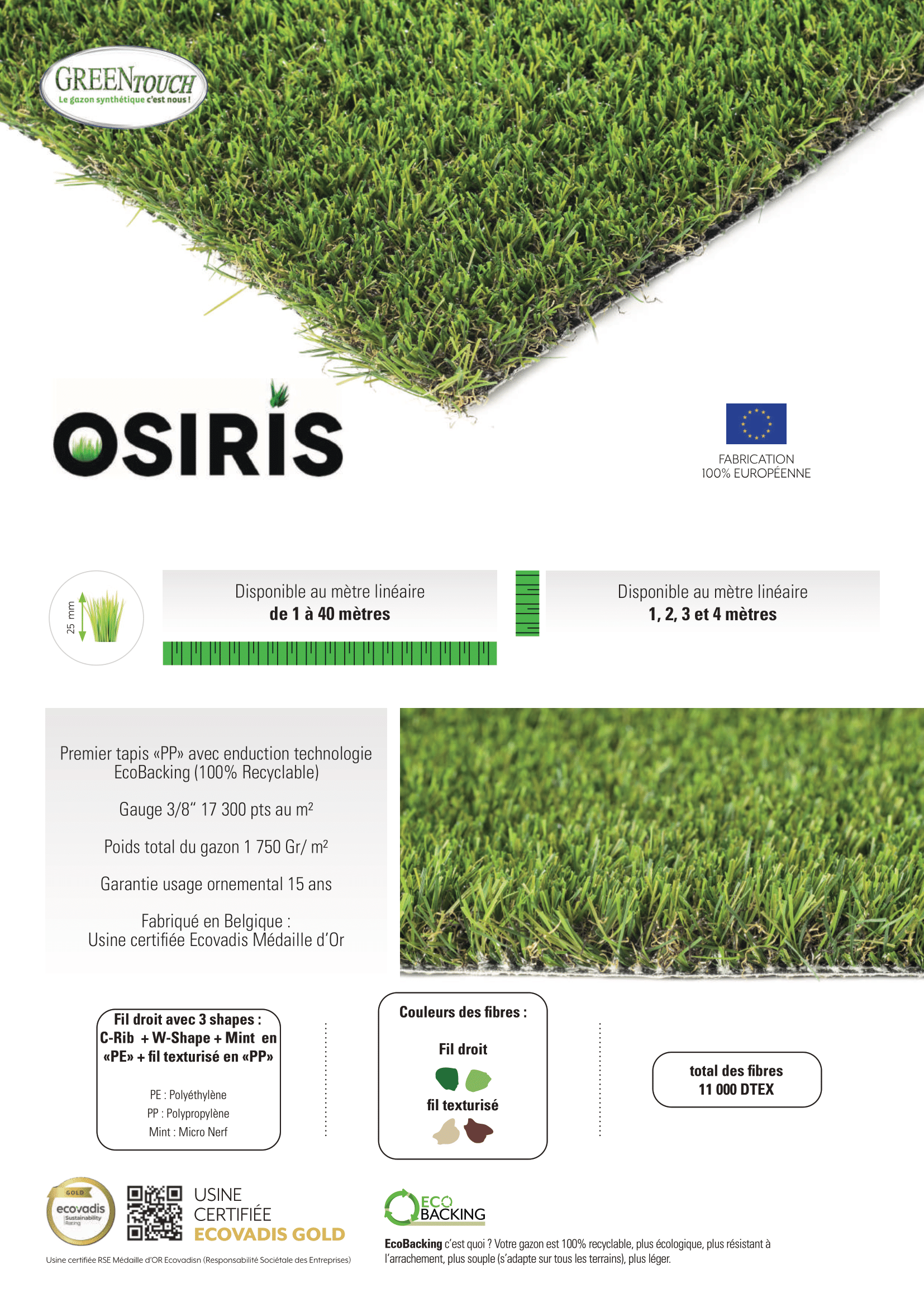 Osiris - Gazon Synthétique