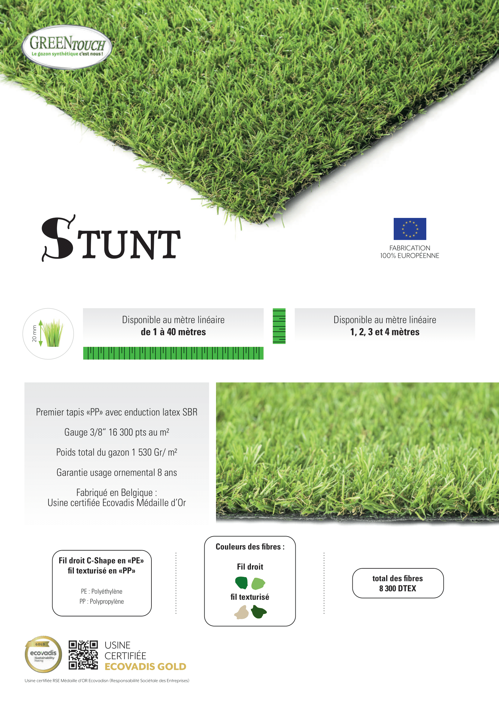 Stunt - Gazon Synthétique