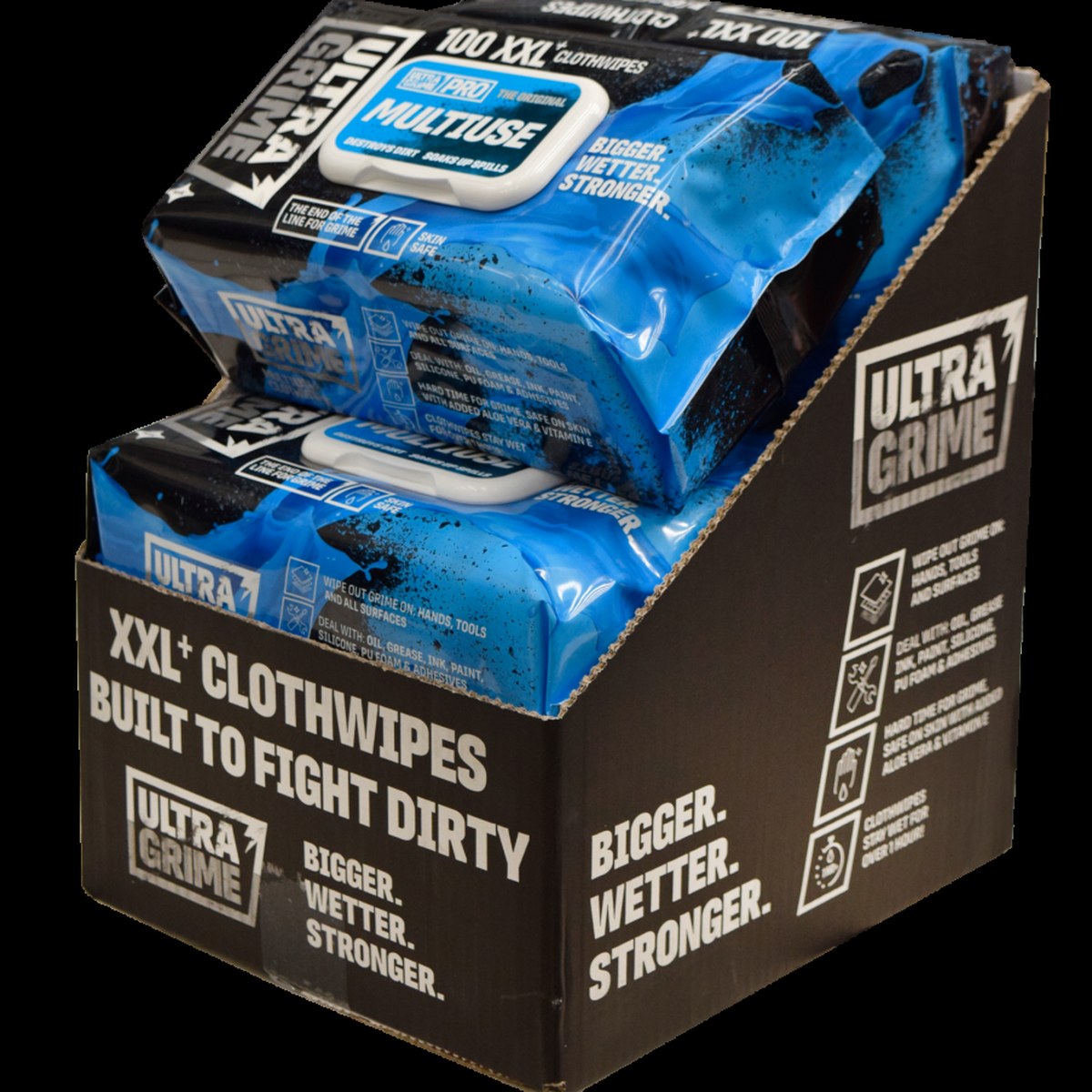 Lingettes premium xxl bleu