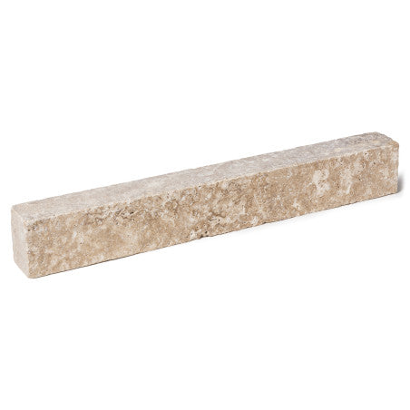 Bordure travertin beige vieilli 50x10x8cm