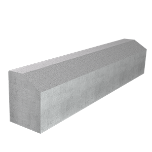 Bordure A2 CE 6.0 DDP F03BOR - Béton