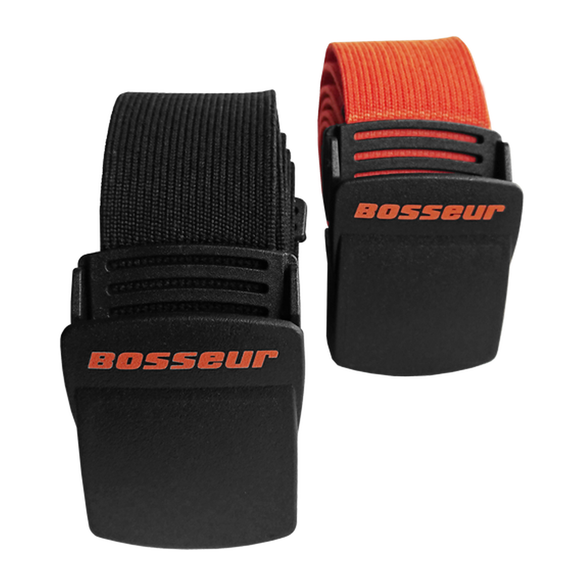 Ceinture Bosseur sangle extensible orange