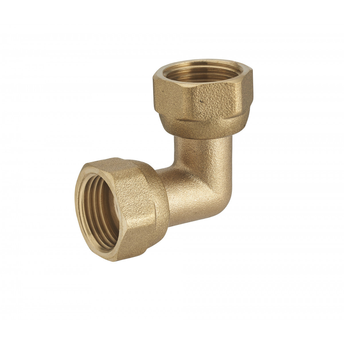 Coude écrou libre double Femelle