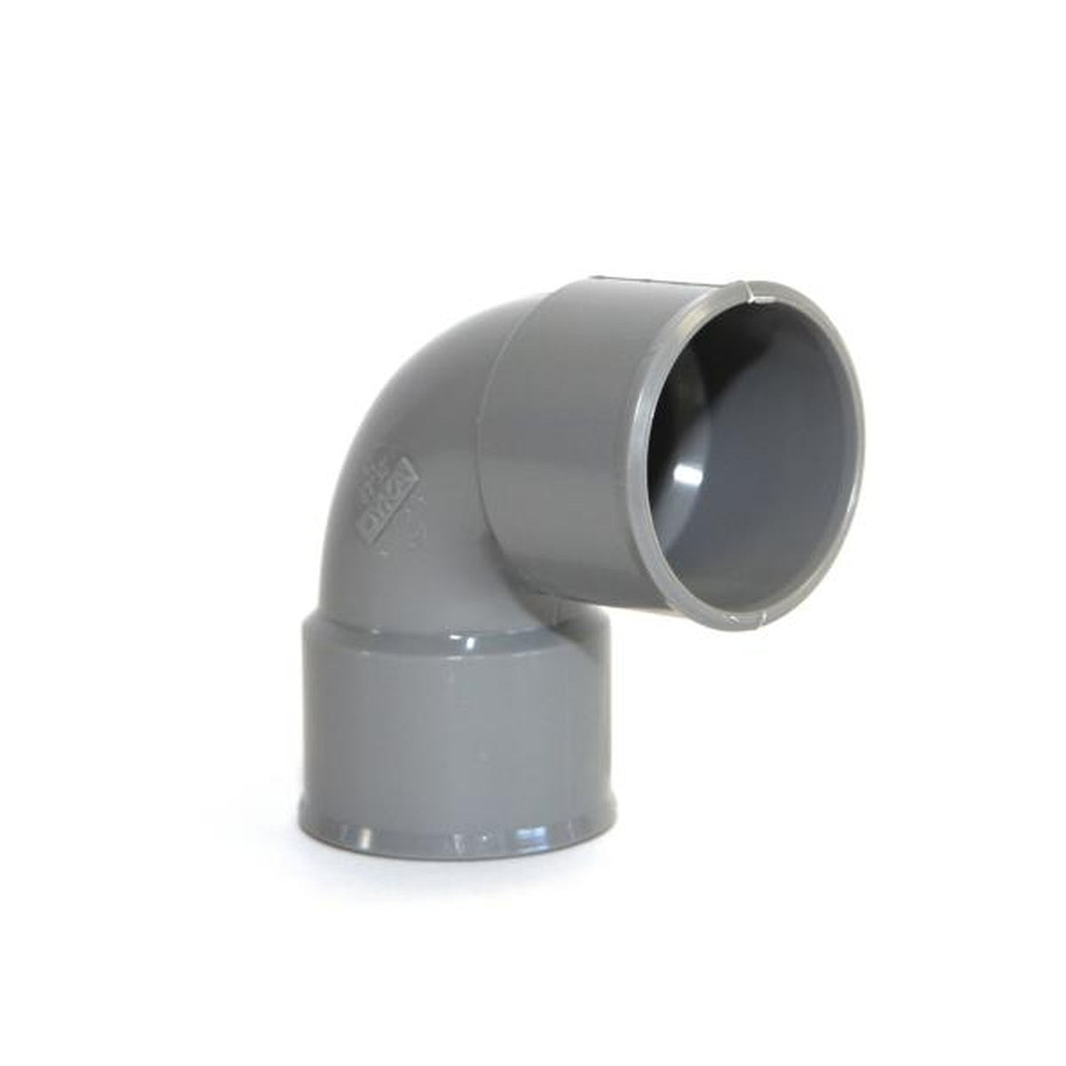 Coude PVC femelle-femelle 87°30 Ø100 DYKA