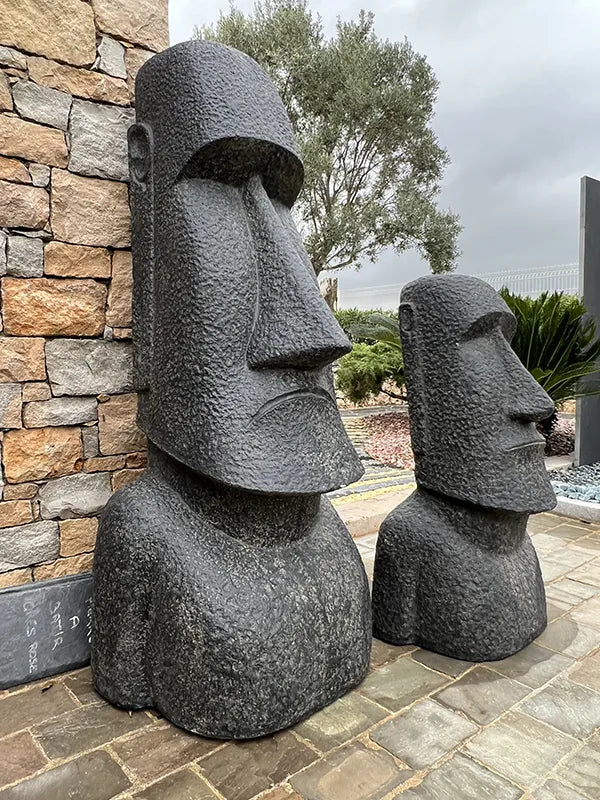 Statue MOAI HT 100 cm Béton (66 Kg)