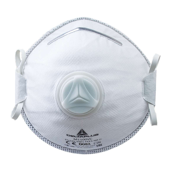 Masques FFP1 Delta Plus M1100V à valve — boîte de 10