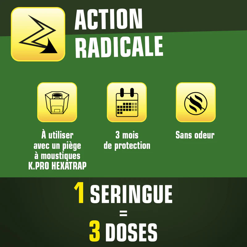 Recharge attractif piège moustiques - Kpro