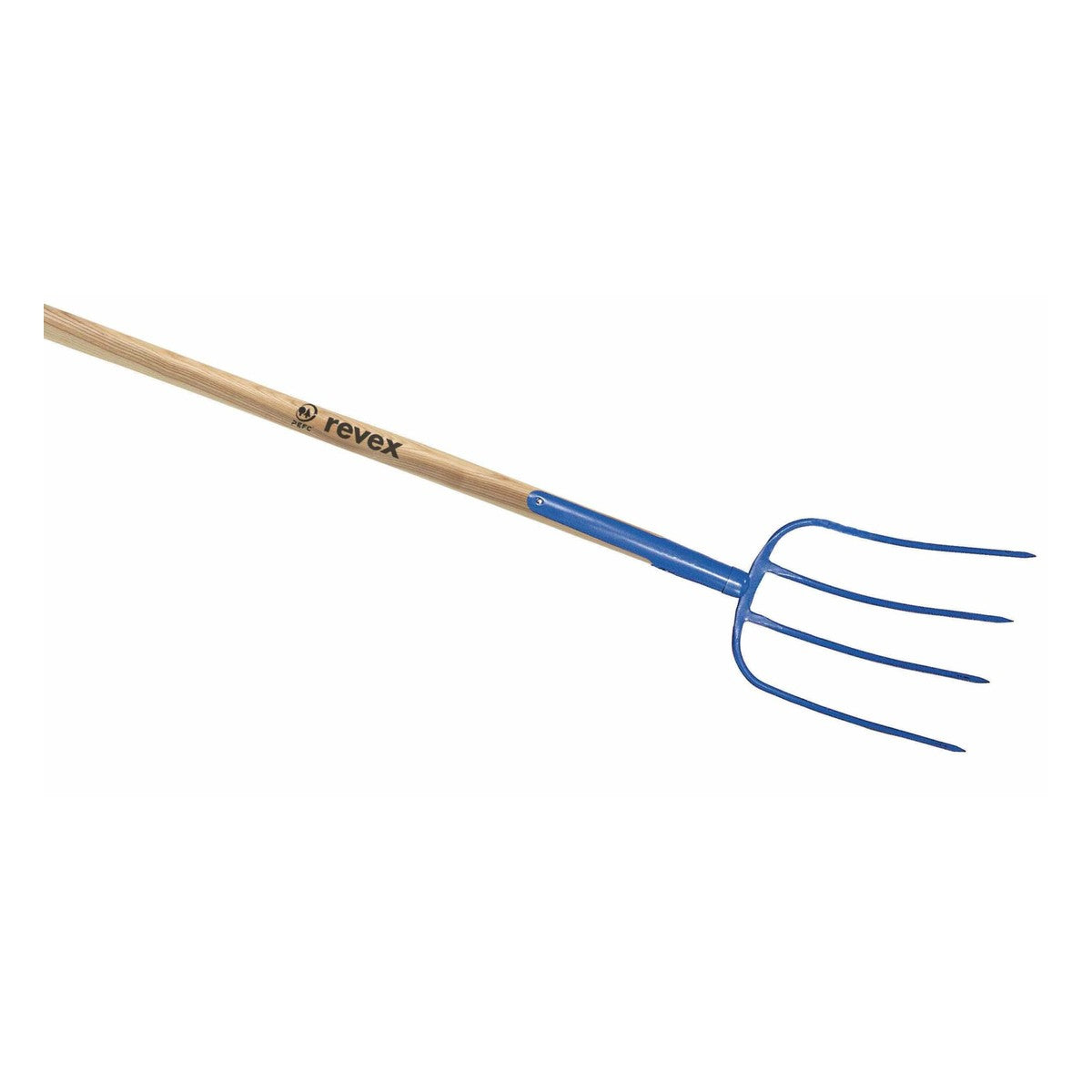 Fourche à fumier 4 dents 300 mm manche bois REVEX
