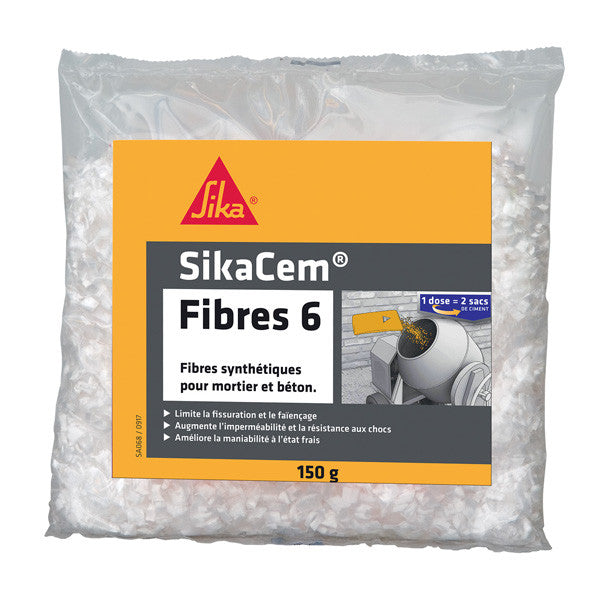 Fibres synthétiques SikaCem 150g – ARMAT, matériaux à Saint-Just-d'Ardèche